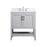 Elegant Aubrey 30" Single Bathroom Vanity, Grey/Backsplash - VF16030GR-BS