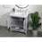Elegant Aubrey 30" Single Bathroom Vanity, Grey/Backsplash