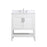 Elegant Aubrey 30" Single Bathroom Vanity, White/Backsplash - VF16030WH-BS
