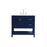 Elegant Kitchen/Bath Aubrey 36" Single Bathroom Vanity, Blue - VF16036BL