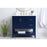 Elegant Kitchen/Bath Aubrey 36" Single Bathroom Vanity, Blue