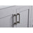 Elegant Aubrey 36" Single Bathroom Vanity, Grey/Backsplash