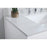 Elegant Aubrey 36" Single Bathroom Vanity, White/Backsplash
