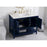 Elegant Kitchen/Bath Aubrey 42" Single Bathroom Vanity, Blue