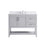 Elegant Aubrey 42" Single Bathroom Vanity, Grey/Backsplash - VF16042GR-BS