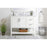 Elegant Aubrey 42" Single Bathroom Vanity, White/Backsplash