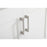 Elegant Aubrey 42" Single Bathroom Vanity, White/Backsplash