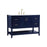 Elegant Kitchen/Bath Aubrey 48" Single Bathroom Vanity, Blue