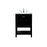 Elegant Kitchen/Bath Theo 24" Single Bathroom Vanity, Black - VF16424BK