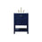 Elegant Kitchen/Bath Theo 24" Single Bathroom Vanity, Blue - VF16424BL