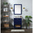 Elegant Kitchen/Bath Theo 24" Single Bathroom Vanity, Blue