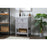 Elegant Kitchen/Bath Theo 24" Single Bathroom Vanity, Grey