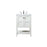 Elegant Kitchen/Bath Theo 24" Single Bathroom Vanity, White - VF16424WH