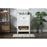 Elegant Kitchen/Bath Theo 24" Single Bathroom Vanity, White
