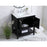 Elegant Kitchen/Bath Theo 30" Single Bathroom Vanity, Black