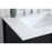 Elegant Theo 30" Single Bathroom Vanity, Black/Backsplash