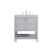 Elegant Kitchen/Bath Theo 30" Single Bathroom Vanity, Gray - VF16430GR