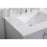 Elegant Theo 30" Single Bathroom Vanity, Gray/Backsplash