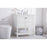 Elegant Kitchen/Bath Theo 30" Single Bathroom Vanity, White