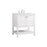 Elegant Kitchen/Bath Theo 30" Single Bathroom Vanity, White
