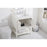 Elegant Theo 30" Single Bathroom Vanity, White/Backsplash