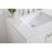 Elegant Theo 30" Single Bathroom Vanity, White/Backsplash