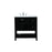 Elegant Kitchen/Bath Theo 32" Single Bathroom Vanity, Black - VF16432BK