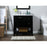 Elegant Kitchen/Bath Theo 32" Single Bathroom Vanity, Black