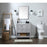 Elegant Kitchen/Bath Theo 32" Single Bathroom Vanity, Grey