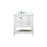 Elegant Theo 32" Single Bathroom Vanity, White/Backsplash - VF16432WH-BS