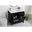 Elegant Kitchen/Bath Theo 36" Single Bathroom Vanity, Black