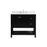 Elegant Theo 36" Single Bathroom Vanity, Black/Backsplash - VF16436BK-BS