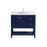Elegant Theo 36" Single Bathroom Vanity, Blue/Backsplash - VF16436BL-BS