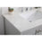 Elegant Theo 36" Single Bathroom Vanity, Gray/Backsplash
