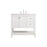 Elegant Kitchen/Bath Theo 36" Single Bathroom Vanity, White - VF16436WH
