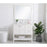 Elegant Kitchen/Bath Theo 36" Single Bathroom Vanity, White