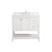 Elegant Theo 36" Single Bathroom Vanity, White/Backsplash - VF16436WH-BS