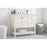 Elegant Theo 36" Single Bathroom Vanity, White/Backsplash