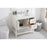 Elegant Theo 36" Single Bathroom Vanity, White/Backsplash