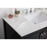 Elegant Kitchen/Bath Theo 42" Single Bathroom Vanity, Black