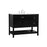 Elegant Kitchen/Bath Theo 42" Single Bathroom Vanity, Black