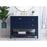 Elegant Kitchen/Bath Theo 42" Single Bathroom Vanity, Blue