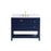 Elegant Theo 42" Single Bathroom Vanity, Blue/Backsplash - VF16442BL-BS