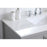 Elegant Kitchen/Bath Theo 42" Single Bathroom Vanity, Gray