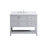 Elegant Theo 42" Single Bathroom Vanity, Gray/Backsplash - VF16442GR-BS