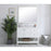 Elegant Kitchen/Bath Theo 42" Single Bathroom Vanity, White