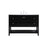 Elegant Kitchen/Bath Theo 48" Single Bathroom Vanity, Black - VF16448BK