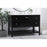 Elegant Kitchen/Bath Theo 48" Single Bathroom Vanity, Black