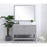 Elegant Kitchen/Bath Theo 48" Single Bathroom Vanity, Gray