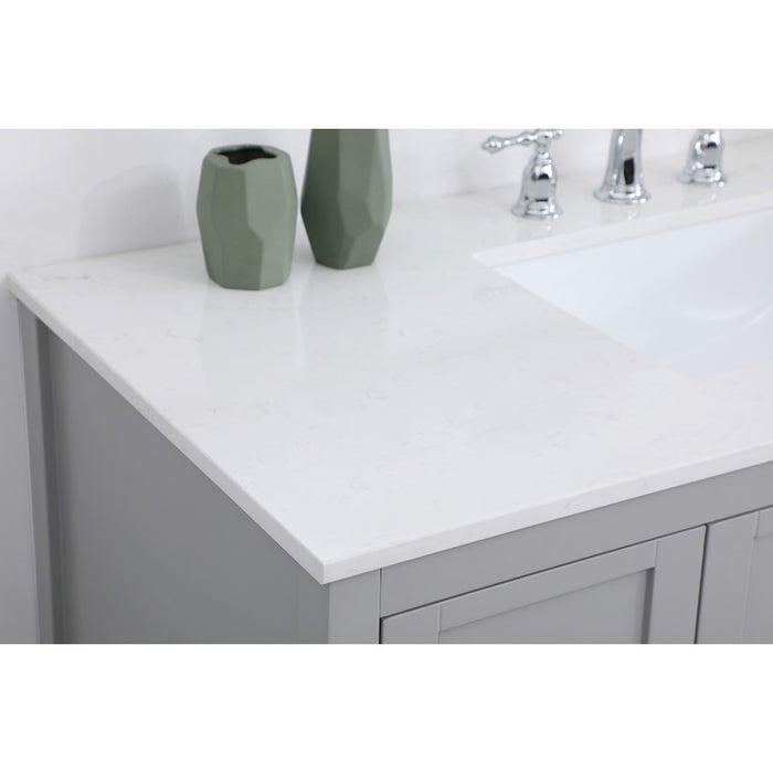 Elegant Kitchen/Bath Theo 48" Single Bathroom Vanity, Gray